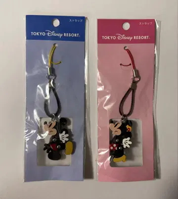 TOKYO DISNEY RESORT 미키마우스 스트랩 2개 세트