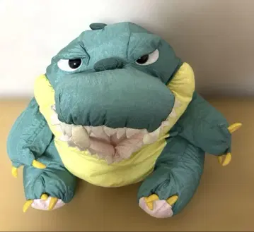 쇼와 레트로 고질라 공룡 봉제 인형 퍼펫 인형 나일론 레어 당시 물품