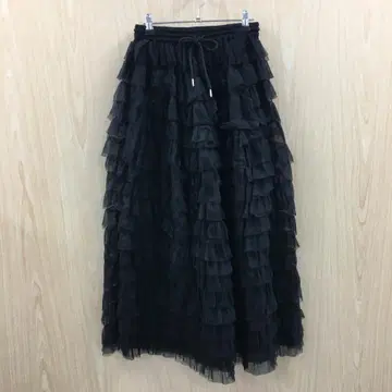 치코 볼륨튤롱 스커트 F0925B13