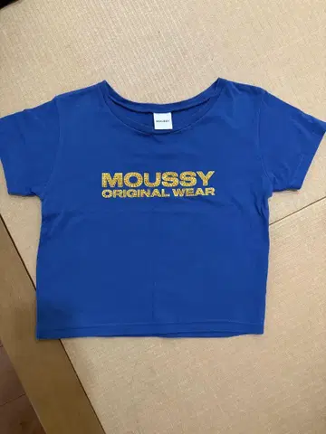 MOUSSY 파랑 T셔츠 FREE 사이즈
