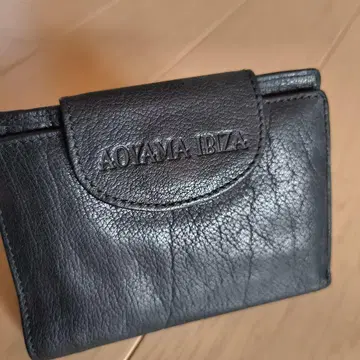 Aoyama Ibiza 블랙 접이식 지갑