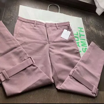 폴스미스 데님 팬츠 L 핑크A 울 폴리에스테르