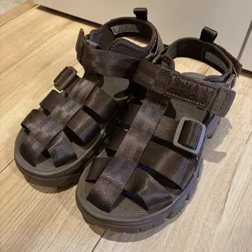 새상품 SHAKA 브라운 샌들 23.0cm