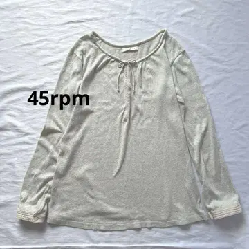 45rpm 헨리넥 티셔츠 일본제 상의