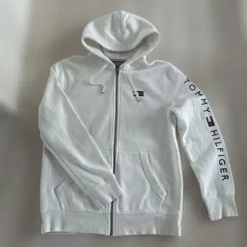 TOMMY HILFIGER 화이트 후드티 L 사이즈