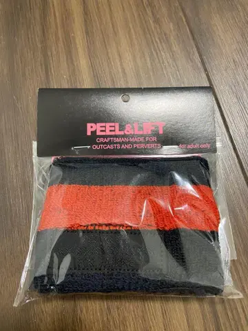 PEEL&LIFT 블랙 레드 리스트 밴드