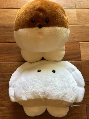 BIG 봉제 인형 큐신 프렌즈 교자 스즈카스테라 2개 세트