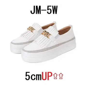 JM-5W 23.5cm 키높이 신발 통굽 신발 신장 5cm UP