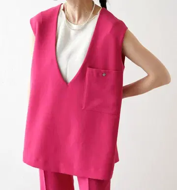 새상품급 이아파피요네 SUM1 STYLE 빅 실루엣 베스트