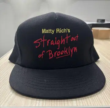 Matty Rich 자수 캡 Brooklyn 한정판