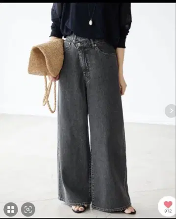 LE DENIM 틸트 와이드 스트레이트 데님
