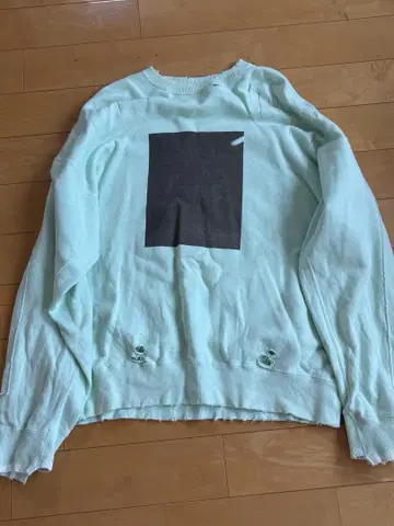 stein 민트색 백프린트 트레이닝복