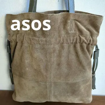 asos 스웨이드 숄더백
