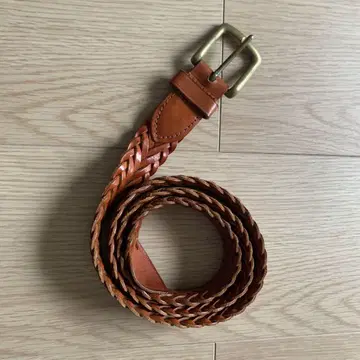 JOURNAL STANDARD 뜨개질 가죽 벨트 80cm