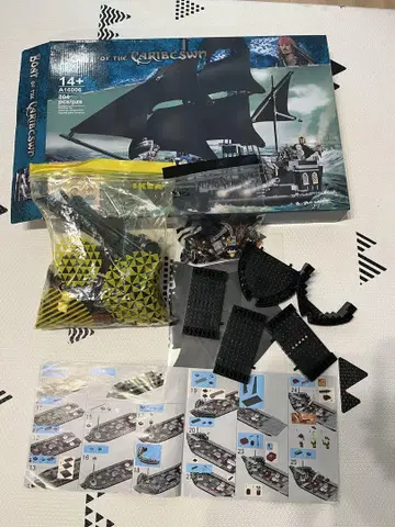 LEGO 호환 카리브의 해적 블랙 펄 블록 세트