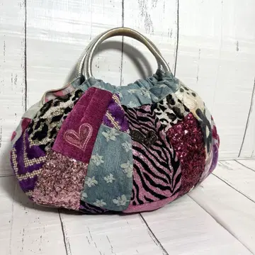 Think Bee! 솔티도그 핸드백 패치워크