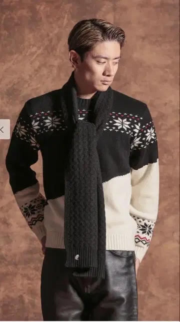 RATS NORDIC KNIT L 사이즈 미사용 새상품 노르딕 스웨터