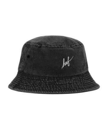 huf 블랙 버킷햇