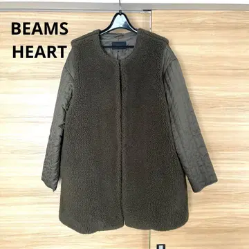 BEAMS HEART 보아 베스트 포함 퀼팅 자켓