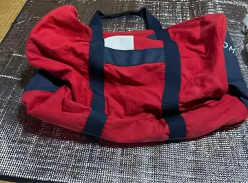 TOMMY HILFIGER 더플백 레드 네이비