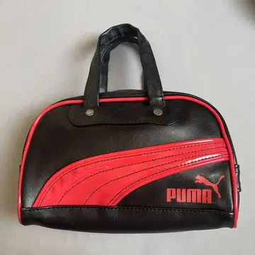 PUMA 핸드백 블랙 빨간색