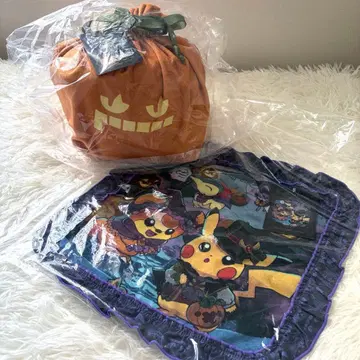 포켓몬 센터 할로윈 굿즈 담요 핸드 타월 피카츄