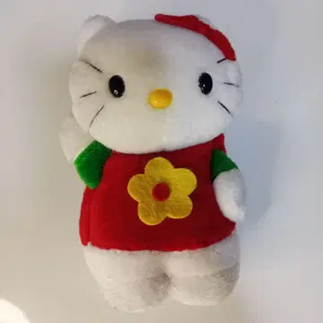 헬로키티 봉제 인형 파우치 포함