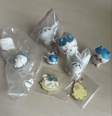 치이카와 (먼작귀) 하치와레 토끼 메달 참 키링 피규어 묶음 판매