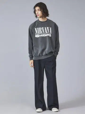 Wrangler 런처 와이드 팬츠 블랙 M
