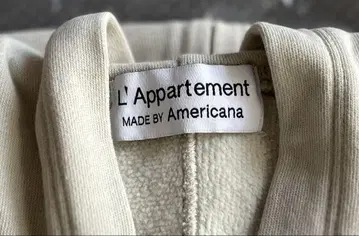 L'Appartement 별주 아메리카나 FULLZIP HOODIE