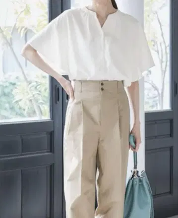로페피크닉 프렌치 스키퍼 블라우스