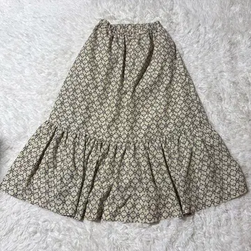 Maison de Beige 플레어 스커트 M 올 패턴 허리밴딩