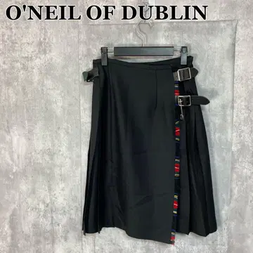 O'NEIL OF DUBLIN 타탄 체크 랩스커트 F36