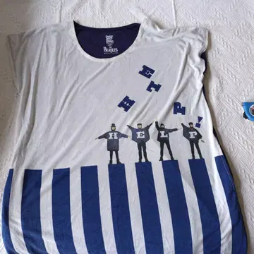 THE BEATLES HELP! 반팔 튜닉 Lady F