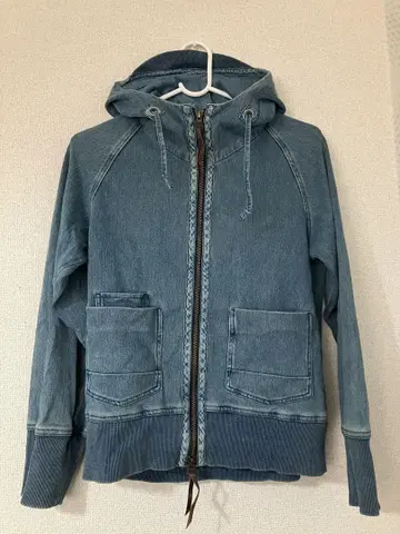WEST WOOD OUTFITTERS 데님 후드티