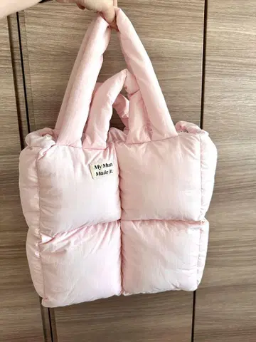 My Mum Made it 토트백 핑크