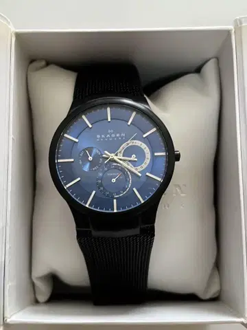 SKAGEN 809XLTBN 블랙 블루