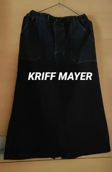 KRIFF MAYER 클라이밍 베이커 스커트 네이비 L 사이즈