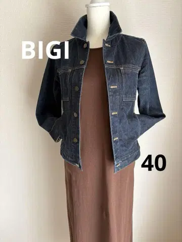 [ BIGI ] 비기 데님 자켓 G 자켓 아우터 40
