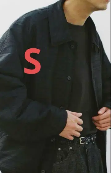 LIDNM WILD SILK PADDED BLOUSON S 사이즈