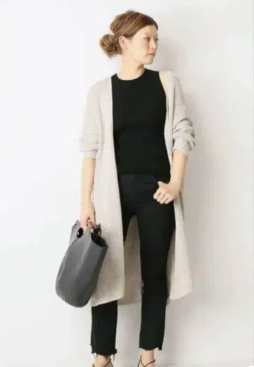 MUSE de Deuxieme Classe 실크 린넨 가운