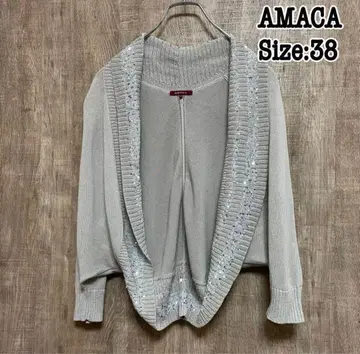 AMACA 아마카 볼레로 스팽글 포함 M 그레이