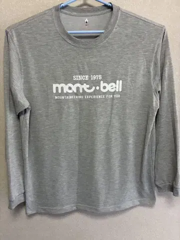 [50주년 한정품] mont-bell 롱 슬리브 T 로고
