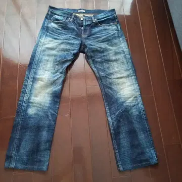 이터널 비추쿠라시키 공방 53738 로우라이즈 가공 데님 W32