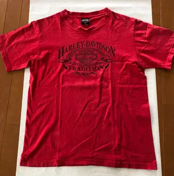 HARLEY-DAVIDSON 레드 T셔츠 L 사이즈