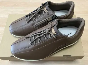 브라운 캐주얼 슈즈 지퍼 달린 25cm 미즈노