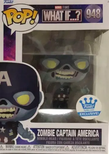 Funko Pop [왓 이프 - ?] 좀비 캡틴 미국 948