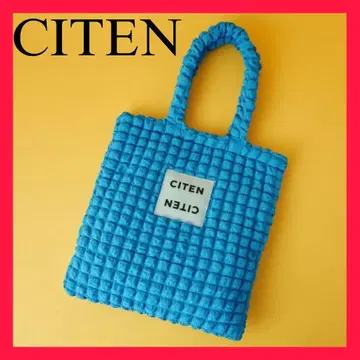 CITEN 팝콘 토트백 블루