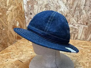 새상품급 Schott SC064 DENIM METORO HAT 58cm