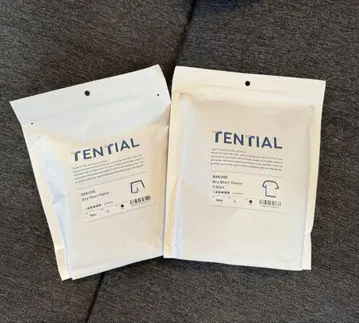 TENTIAL BAKUNE 드라이 숏 슬리브 티셔츠 & 팬츠 L 사이즈